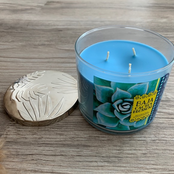 Bath Body Works Accents Bath Body Works Baja Cactus 3 Wick Candle Poshmark